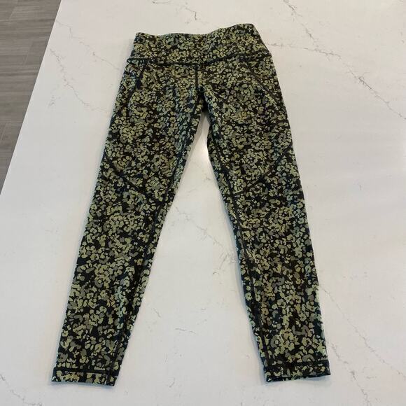Sweaty Betty Power 7/8 Length Leggings Green Floral Size XS - Picture 3 of 10